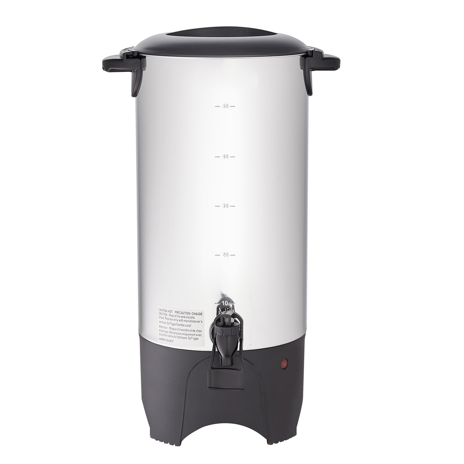Commercial Coffee Urn Stainless Steel Coffee Maker 50 Cup Dispenser_voghion.com